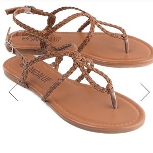 Brown Sandal Up Sandals
